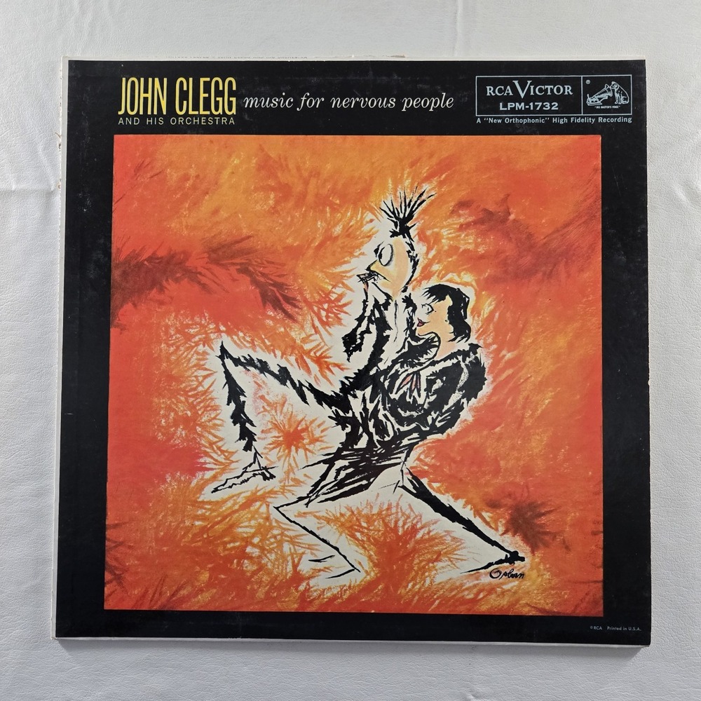 John Clegg and His Orchestra- Music for Nervous People Vinyl LP Record EX Tested
